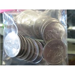 20 x Canadian 50 cent Coat of Arms coins