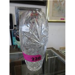 Pinwheel crystal vase