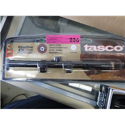 Tasco crosshair reticle scope