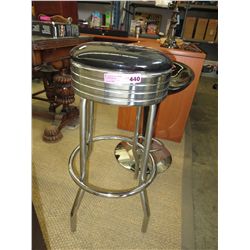 Stihl brand bar stool 32" tall, 14" dia seat.