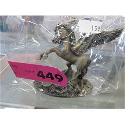 Pewter horse figurine - Defender of the Crystal