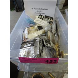 Box of approx. 70 new costume jewelry sets