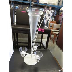 Vase and candle holder