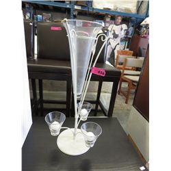 Vase and candle holder