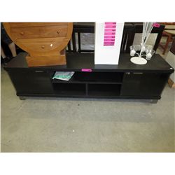 TV stand with 2 glass drawers