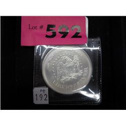 One troy oz. .999 silver round "Liberty Silver"