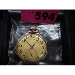Art Deco Burlington Pocket watch-rolled gold