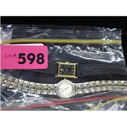 2 ladies watches - used