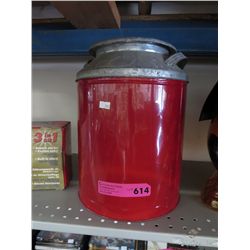 Golden Harvest tin milk can