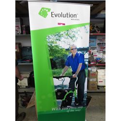 Portable banner stand & carrying case