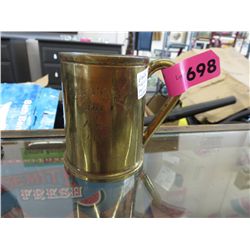 Brass trophy mug
