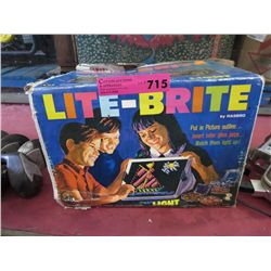 Vintage Lit-Brite set, in box