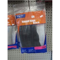 2 Hinged knee braces, in boxes