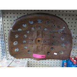 Vintage tractor seat