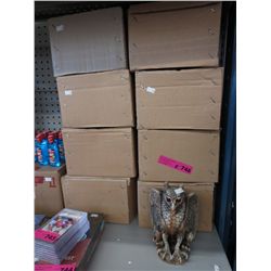 8 cases of resin griffon candle holders
