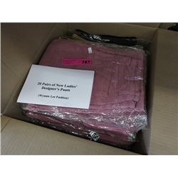 Case of approx 20 pairs of ladies designer pants