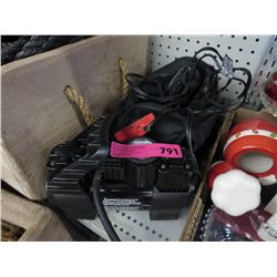 Portable air compressor with vehicle adapter