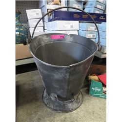 Vintage horse watering bucket