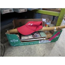 Small box of assorted vintage items