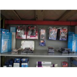 Complete shelf of assorted health products
