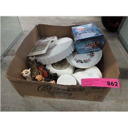 Box of misc collectibles