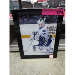 Eddie Lack autographed framed picture