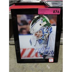 Eddie Lack autographed framed picture