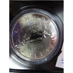 1975 Proof Silver Dollar w/ Case