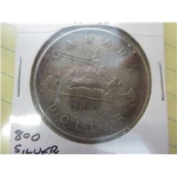 1935 1st Issued Canadian silver dollar .800 silver