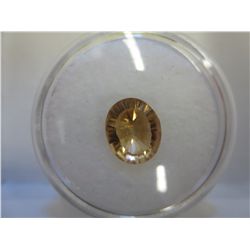 Gem jar - 3 ct champagne quartz gemstones