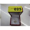 Image 2 : Emerald cut lemon topaz & diamond silver ring