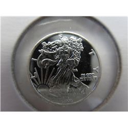 4 x .999 silver bullion Walking Liberty rounds