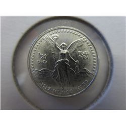 1992 rare .999 silver Winged Angel Mexican coin