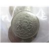 Image 1 : Ten old Canadian 50-cent pieces - assorted years