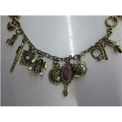 Bracelet with over 10 charms