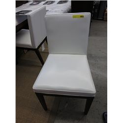 NEW White leather Dining Room chair