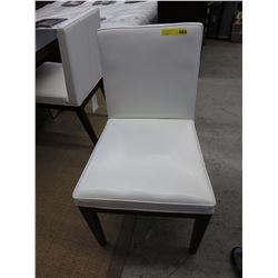 NEW White leather Dining Room chair