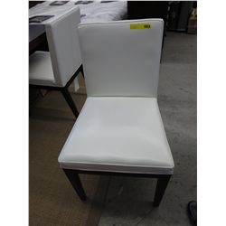 NEW White leather Dining Room chair