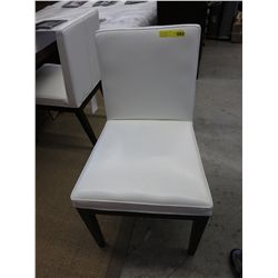 NEW White leather Dining Room chair