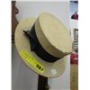 Image 1 : 1920's "Boater" Hat