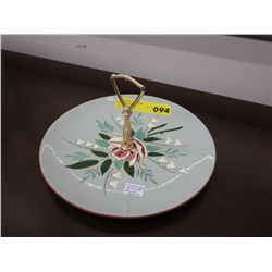 Vintage Stangl cake plate - Glazed