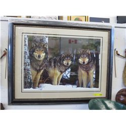 "Wolves" print