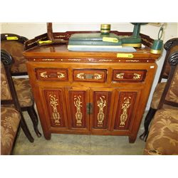 Vintage Inlaid oriental cabinet