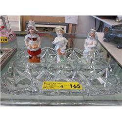 3 Victorian German Bisque figurines