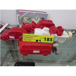 4 Red Avon collectibles - Cars