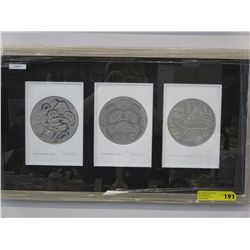 Bill Reid embossed prints