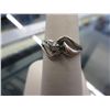 Image 1 : 14KT White gold & Diamond ring