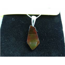 Free-form Ammolite pendant