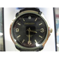 Men's New Embassy Watch, Diamond at 12:00