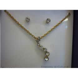 New set of earrings & Journey pendant & chain